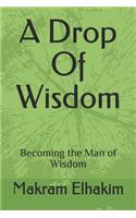 drop of wisdom: Becoming the man of wisdom