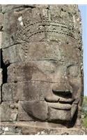 Close-Up of Stone Faces in Bayon Temple Siem Reap Cambodia Journal