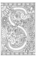 Color My Cover Journal - Creative Alphabet - S