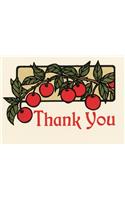 Cherry Thank You: Boxed Set of 6 Cards: Boxed Set of 6 Cards