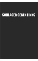 Schlager gegen Links - Weihnachtsfeier: 120 Pages 6 'x 9' -Dot Graph Paper Journal Manuscript - Planner - Scratchbook - Diary