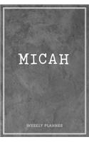 Micah Weekly Planner
