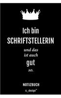 Notizbuch für Schriftsteller / Schriftstellerin