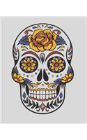 Skull Composition Notebook: Wide Ruled Notebook Lined School Journal - 110 Pages - 7.5 x 9.25" - Children Kids Girls Boys Teens Women Wide Ruled School Composition Books