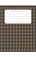 Witch Pattern - Composition Book: College Ruled - 200 pages - 100 Sheets - 7.44"x 9.69"