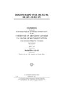 Legislative Hearing on H.R. 1383, H.R. 802, H.R. 1657, and H.R. 1671