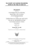 Visa security and passenger pre-screening efforts in the wake of Flight 253