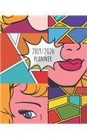 2019/2020 Planner: 16-Month Weekly and Monthly Planner/Calendar Sept 2019-Dec 2020 Comic Book Cover Bright and Fun