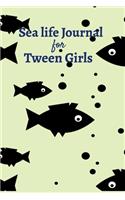 Sea Life Journal For Tween Girls