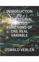Introduction to Infinitesimal Analysis Functions of One Real Variable