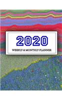 2020 Planner Weekly and Monthly: Jan 1, 2020 to Dec 31, 2020: Weekly & Monthly Planner + Calendar Views - Inspirational Quotes and Navy Floral Cover - ... December 2020