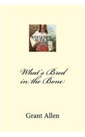 What's Bred in the Bone