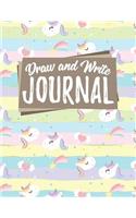 Draw And Write Journal: Composition Notebook Wide Ruled Story Journal Picture Space V1