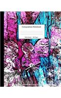 Composition Notebook: Rainbow Clouds Colorful Wide Ruled 100 Pages Blank Lined Cute Notebooks for Girls Teens Kids