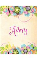 Avery: Personalized Name Journal Composition Notebook