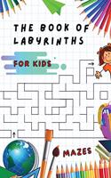 The Book of Labyrinths - Mazes for Kids - Manual with 100 Different Routes - Activity Book