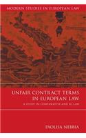 Unfair Contract Terms in European Law