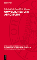 Umweltkrieg Und Abrüstung