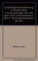 Langfristige Personalplanung Im Kreditinstitut