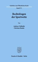 Rechtsfragen Der Sportwette