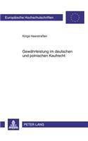 Gewaehrleistung Im Deutschen Und Polnischen Kaufrecht