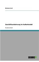 Geschäftsanbahnung im Außenhandel