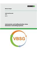 Instrumente und Aufbaustruktur eines klinischen Controlling-Systems