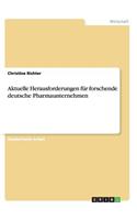 Aktuelle Herausforderungen für forschende deutsche Pharmaunternehmen