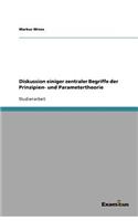 Diskussion einiger zentraler Begriffe der Prinzipien- und Parametertheorie