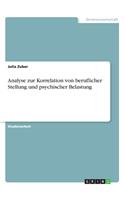 Analyse zur Korrelation von beruflicher Stellung und psychischer Belastung