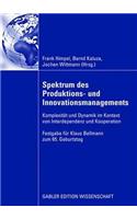Spektrum Des Produktions- Und Innovationsmanagements