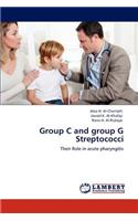 Group C and Group G Streptococci