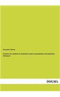 Grundriss Der Qualitativen Chemischen Analyse Unorganischer Und Organischer Substanzen