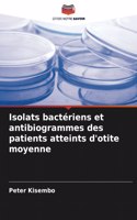 Isolats bactériens et antibiogrammes des patients atteints d'otite moyenne