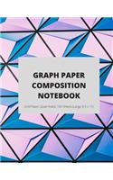 Graph Paper Composition Notebook: Grid Paper, Quad Ruled, 100 Sheets (Large, 8.5 x 11)