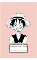 Composition Notebook: One Piece Soft Glossy Cover College Ruled Notebook Lined School Journal for Boys 6 x 9 Inches 110 Pages