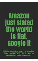 Amazon just stated the world is flat. Google it