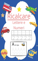 Ricalcare lettere e numeri