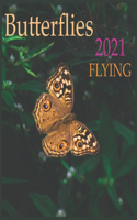 Butterflies FLYING: 2021 Wall & Office Calendar, 12 Month Calendar