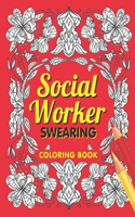 Social Worker Swearing Coloring Book