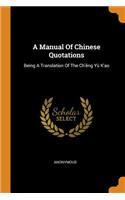 A Manual of Chinese Quotations
