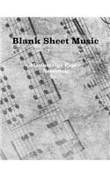 Blank Sheet Music Manuscript Paper Notebook