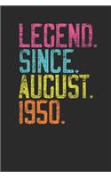 Legend Since August 1950