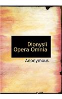 Dionysii Opera Omnia