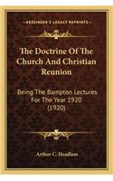 Doctrine of the Church and Christian Reunion