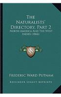 The Naturalists' Directory, Part 2: North America and the West Indies (1866)(English)