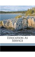 Education as Service