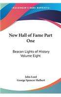 New Hall of Fame Part One