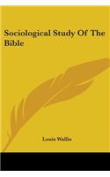 Sociological Study Of The Bible