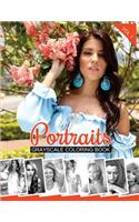 Portraits Grayscale Coloring Book Vol.1
